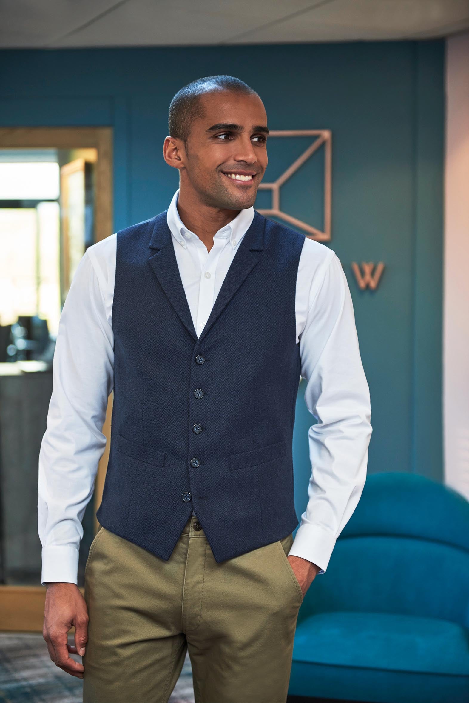 Rockwood Tweed Vest (H) - TV1859