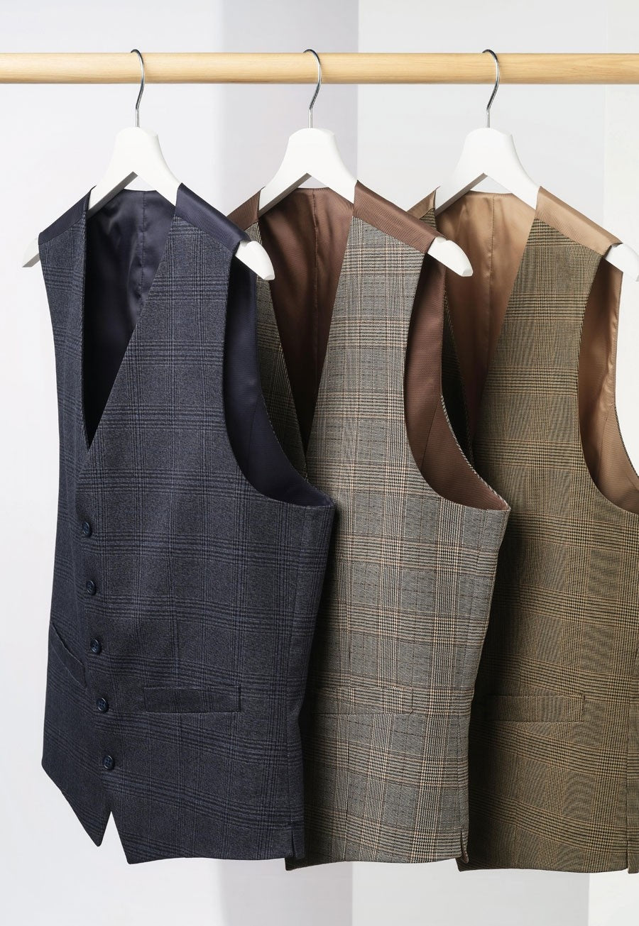 Emilio Check Waistcoat - TV1726