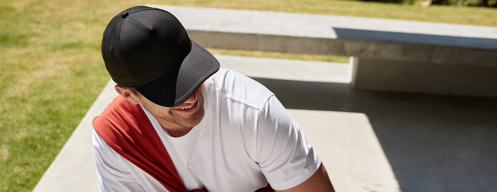 Earthaware® classic organic cotton 5 panel cap sandwich peak - BBB825C