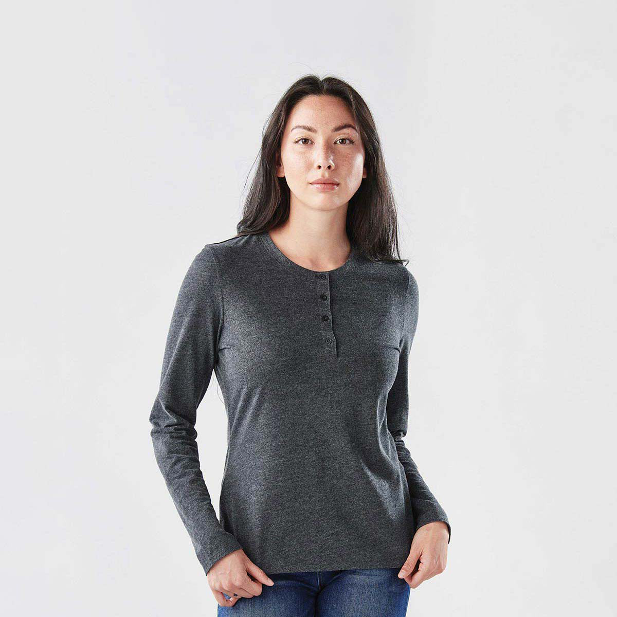 Torcello L/S Henley (D) - ST14