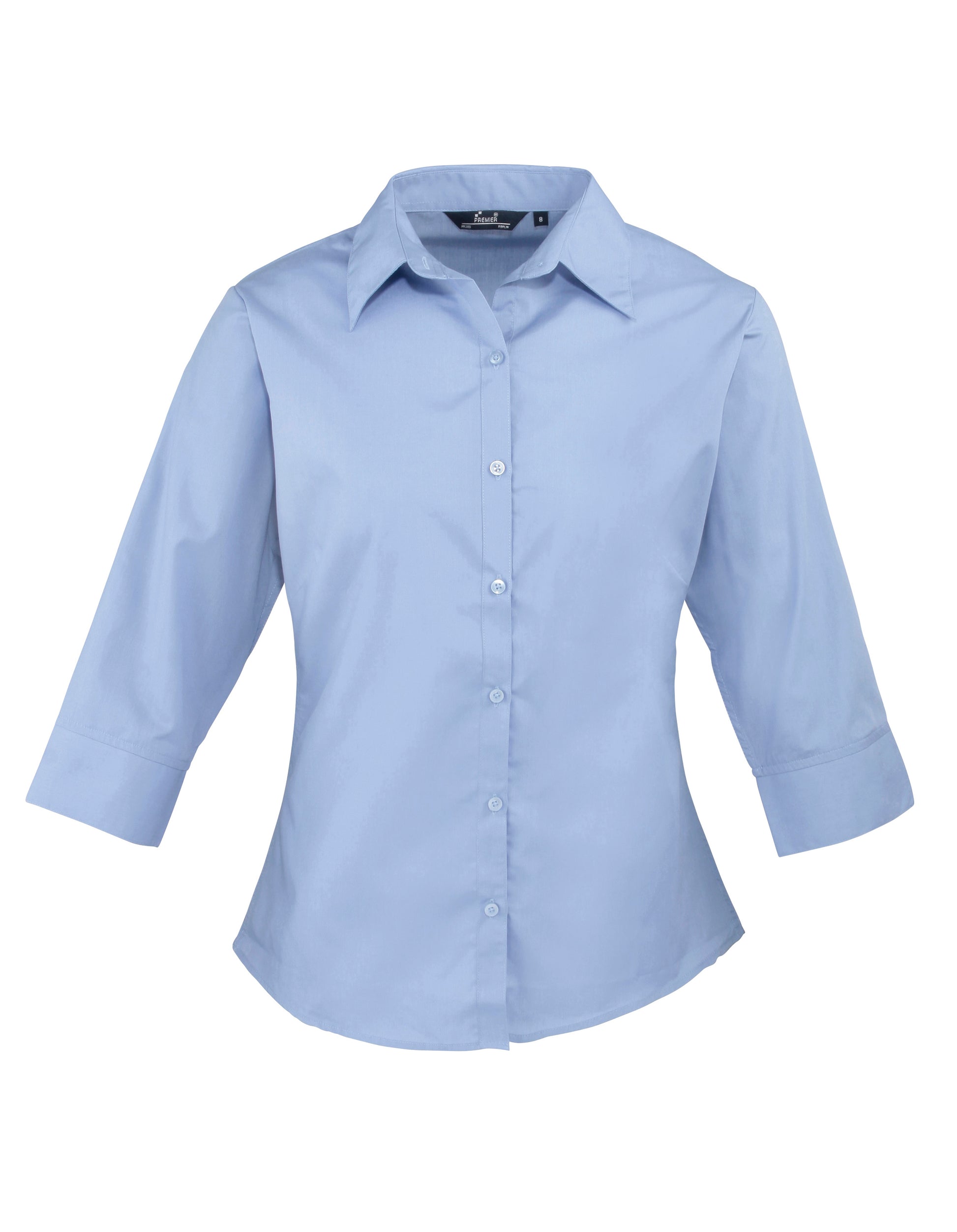 Women's Poplin 3/4 Sleeve - P305