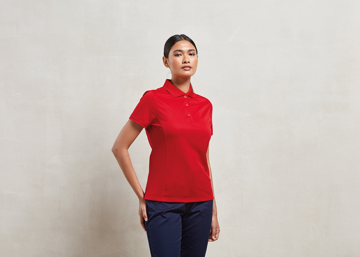 Ladies Coolchecker Pique - P616