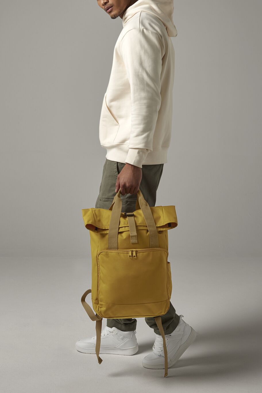 Recycled Twin Handle RollTop Laptop Backpack - BBG118L