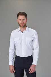 Ares Slim Fit L/E Pilotskjorte (H) - TV7756