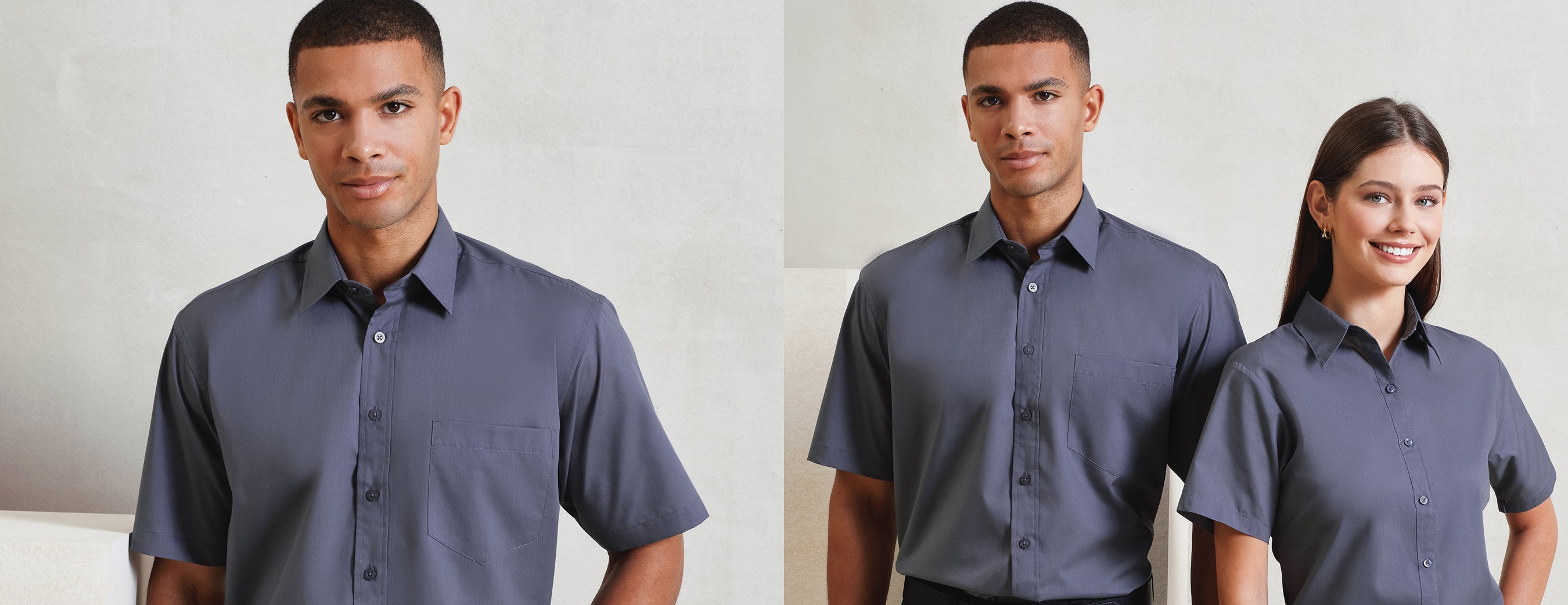 Men's Poplin S/S - P202