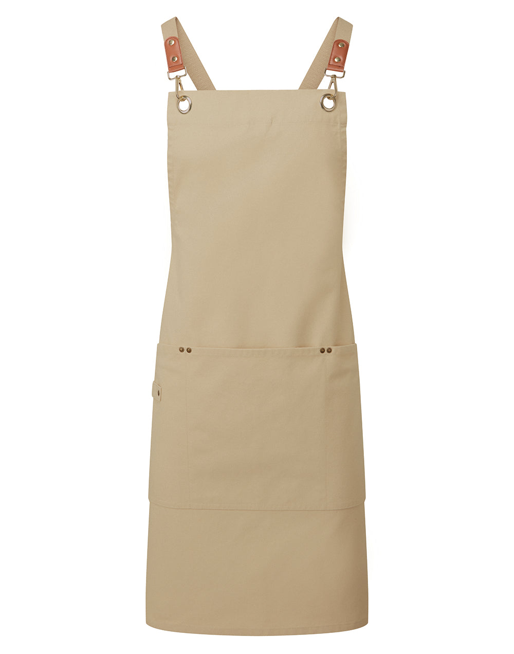 Cross-Back Clip Bib Apron