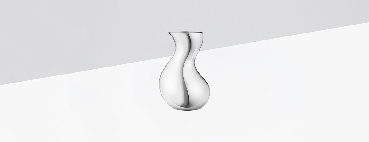Cobra Vase, Medium Stål - FIGJ10021118