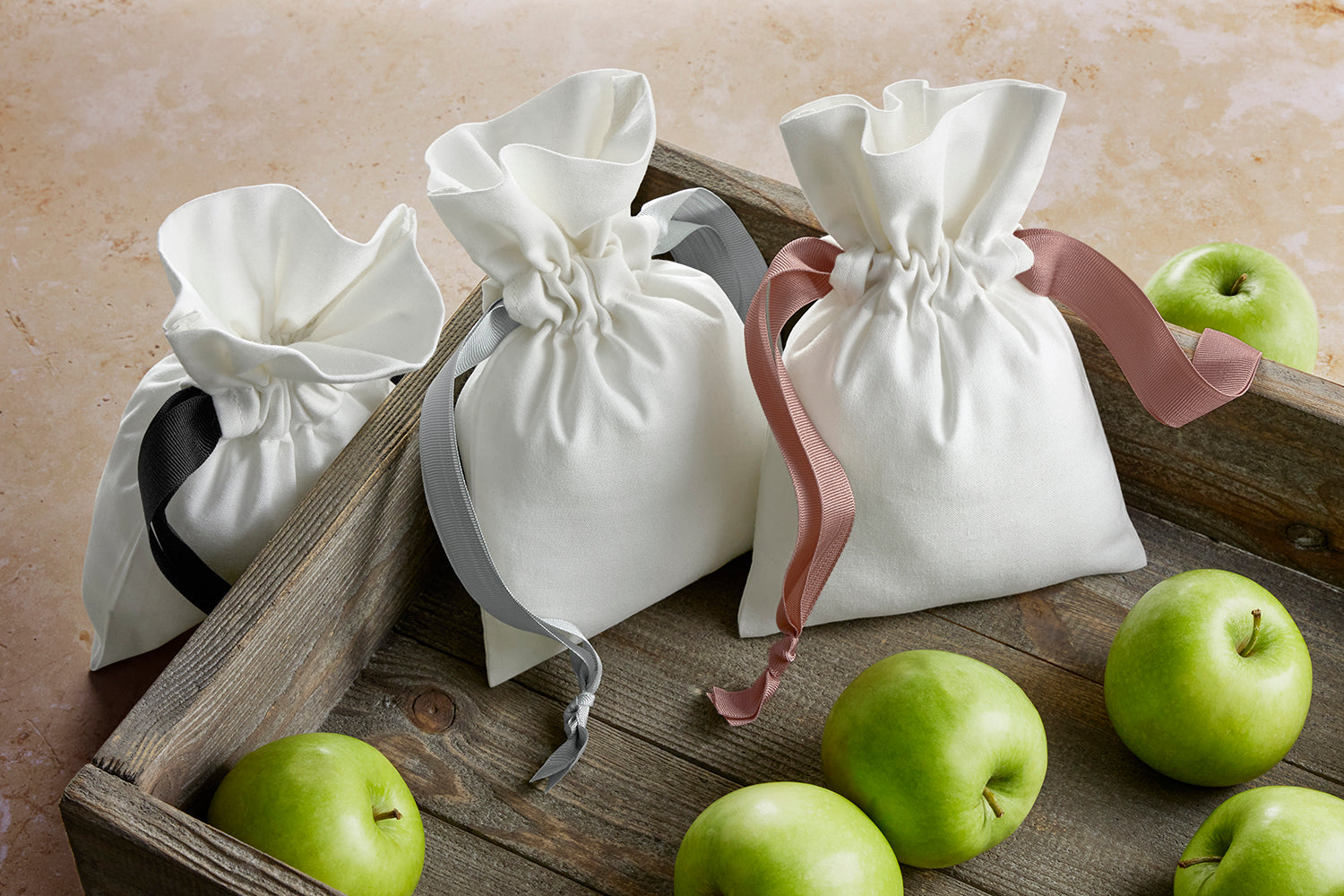 Cotton Gift Bag with Ribbon - BBW121