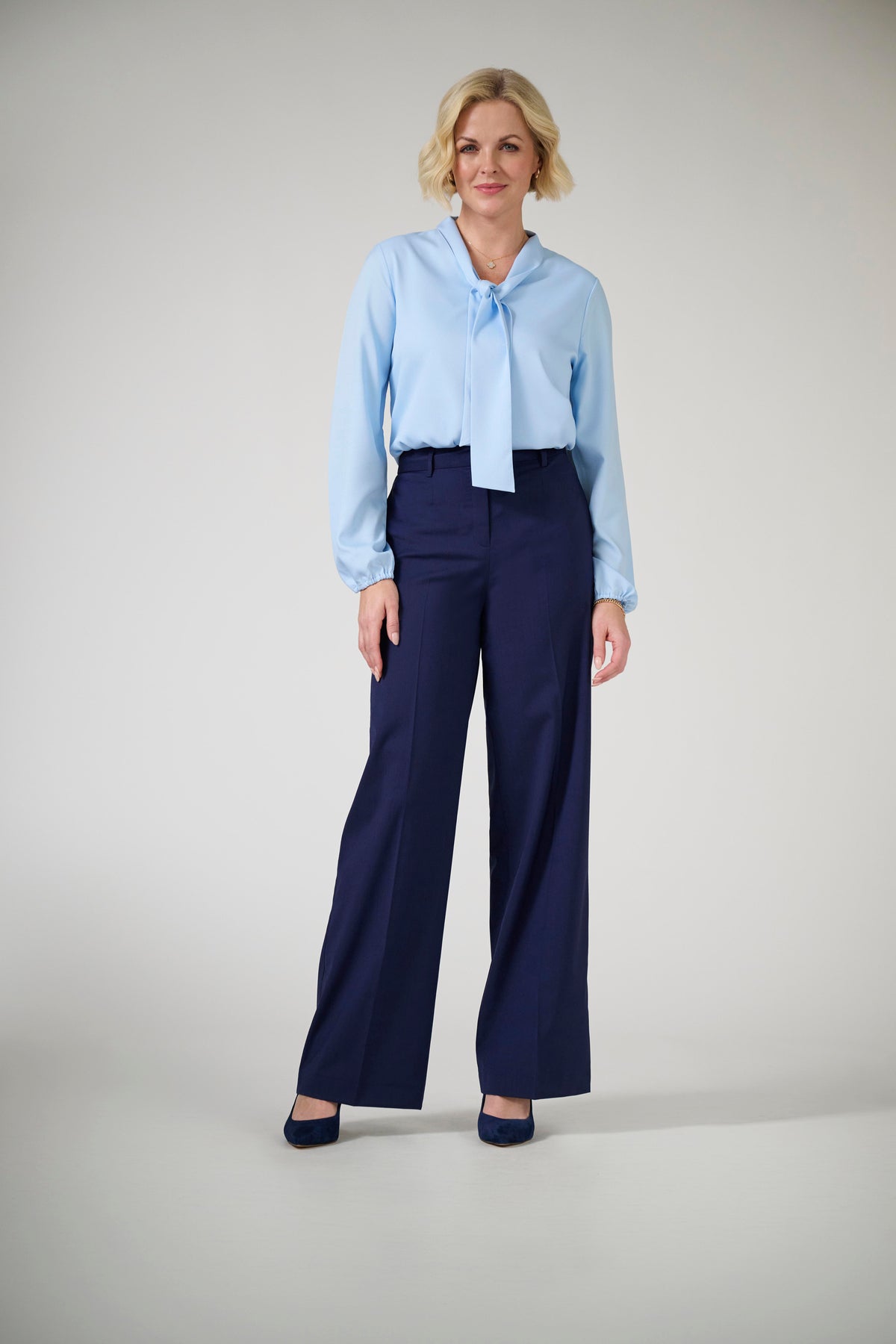 Bella wide leg bukse (D) - TV2435
