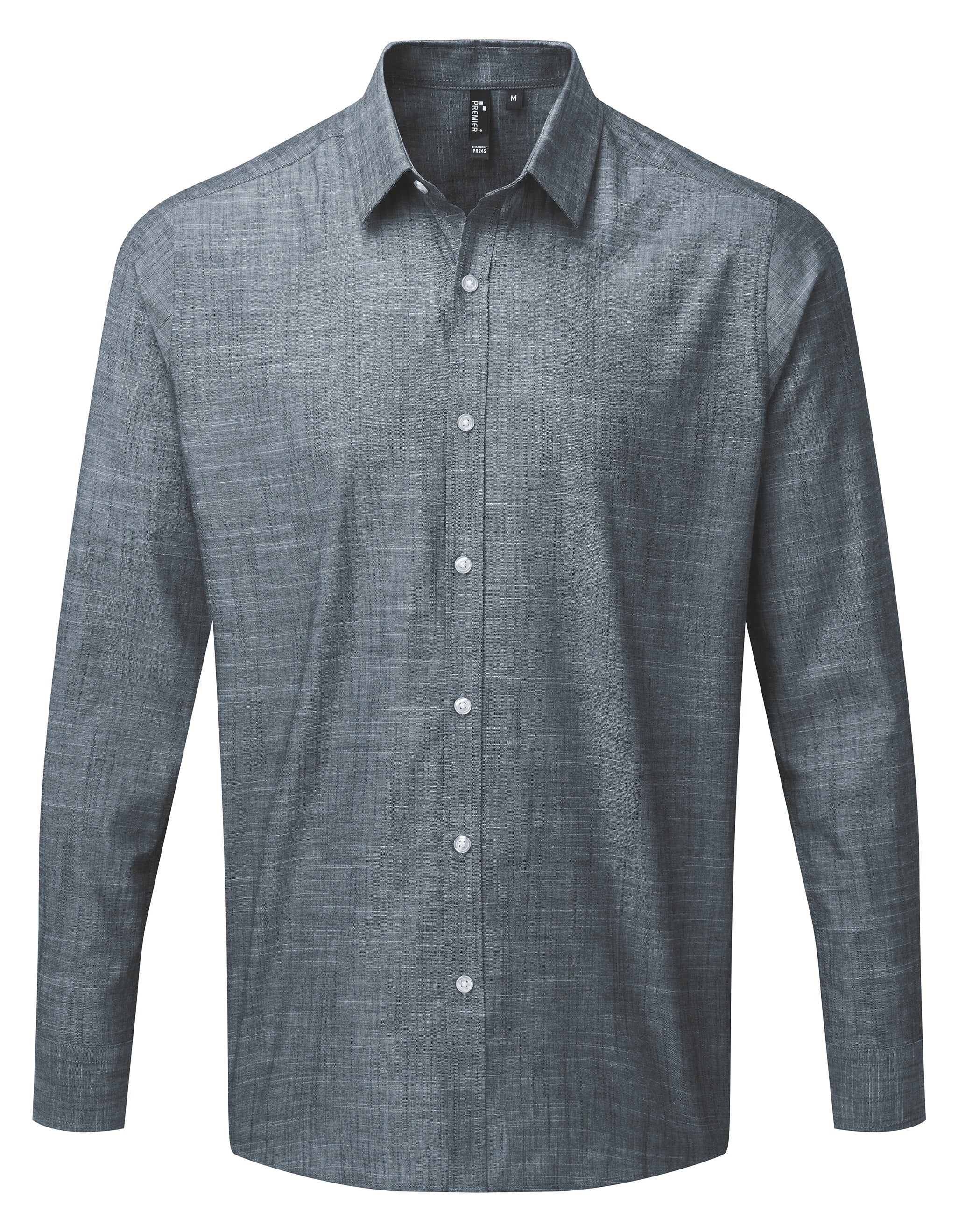 Slub Chambray Shirt L/S (H) - P245