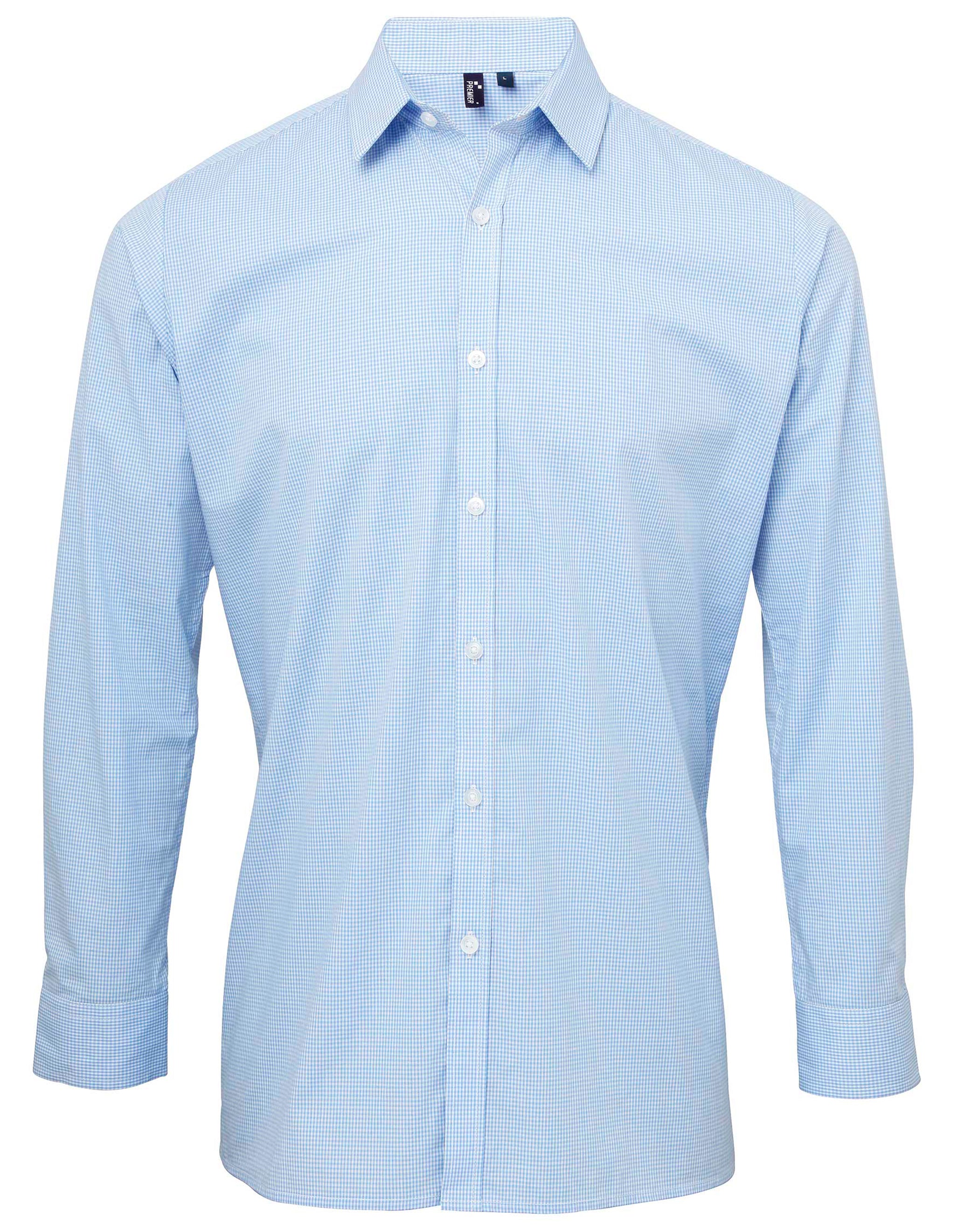 Men's Gingham L/S - P220