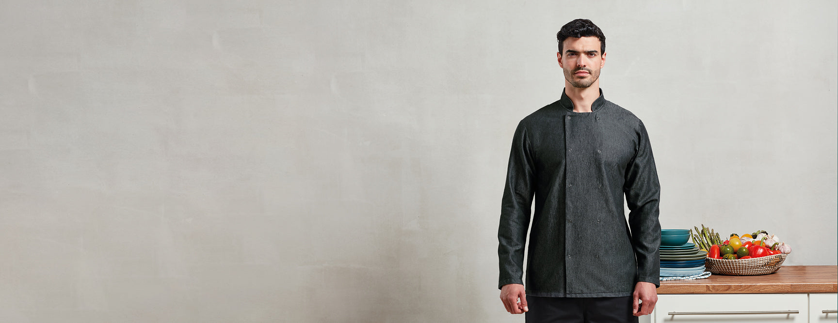 Denim Chef's Jacket - P660