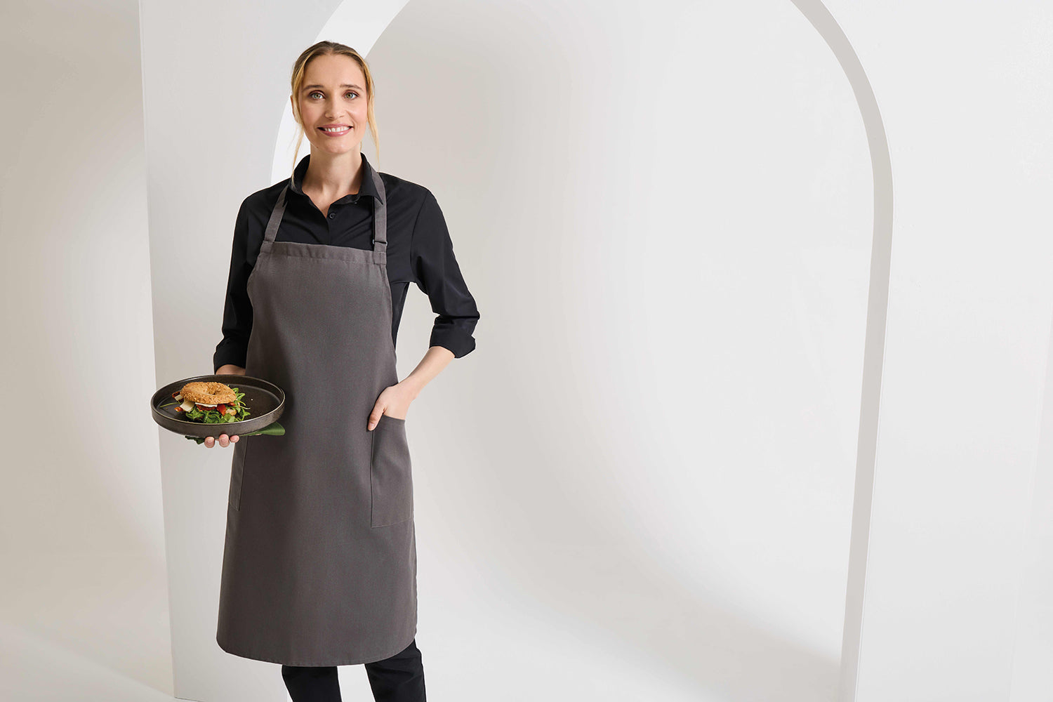 Recycled & Organic Bib Apron - P120